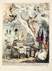 Luitenant-Gouverneur Galsteen, geïnspireerd door Alecto, of De Geboorte van Minerva, 1790